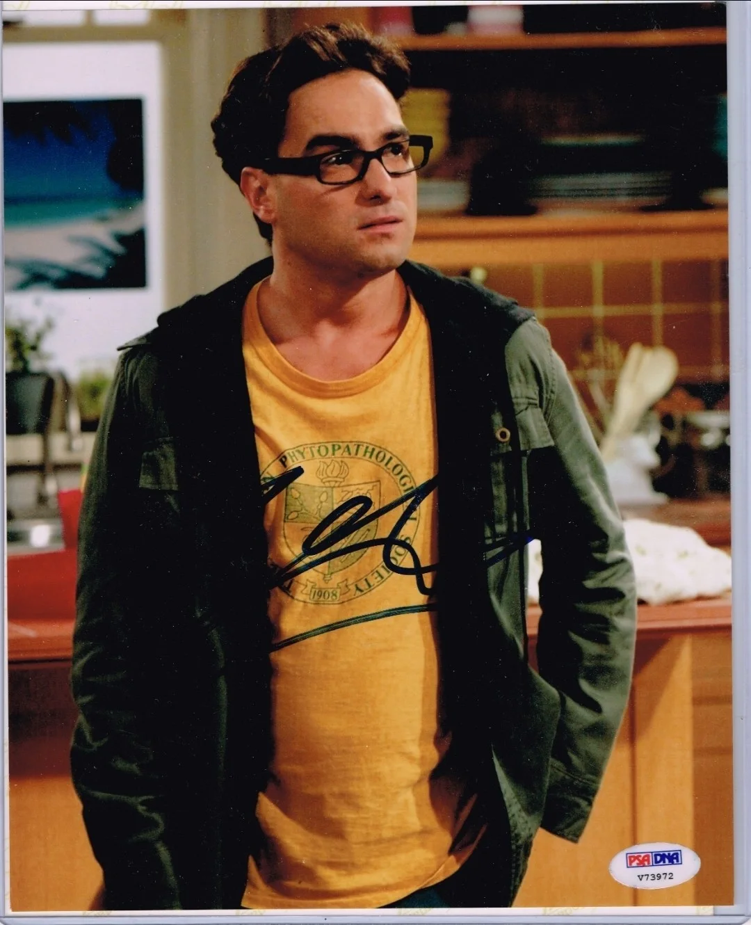 Johnny Galecki — Johnny Galecki Signed 8x10 Photo PSA DNA Certified Big Bang Theory