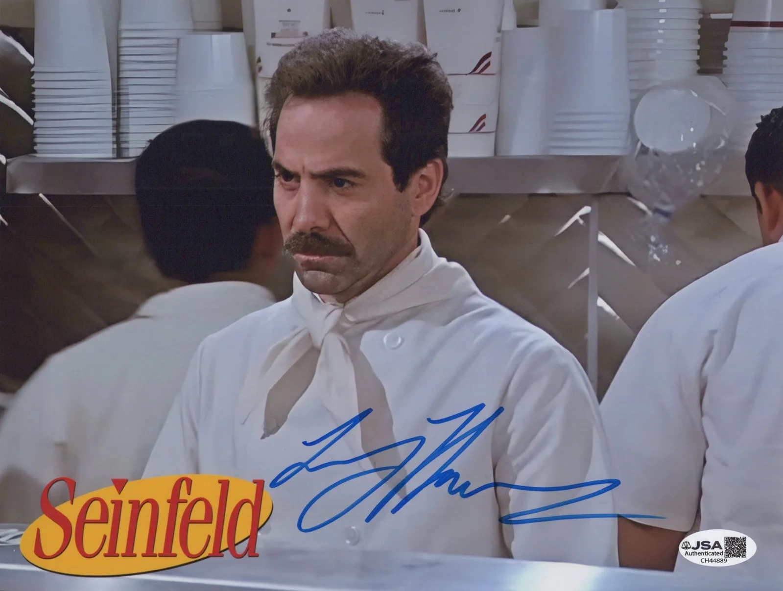 LARRY THOMAS — LARRY THOMAS Signed SEINFELD 8x10 Photo NO SOUP FOR YOU Autograph JSA COA CERT
