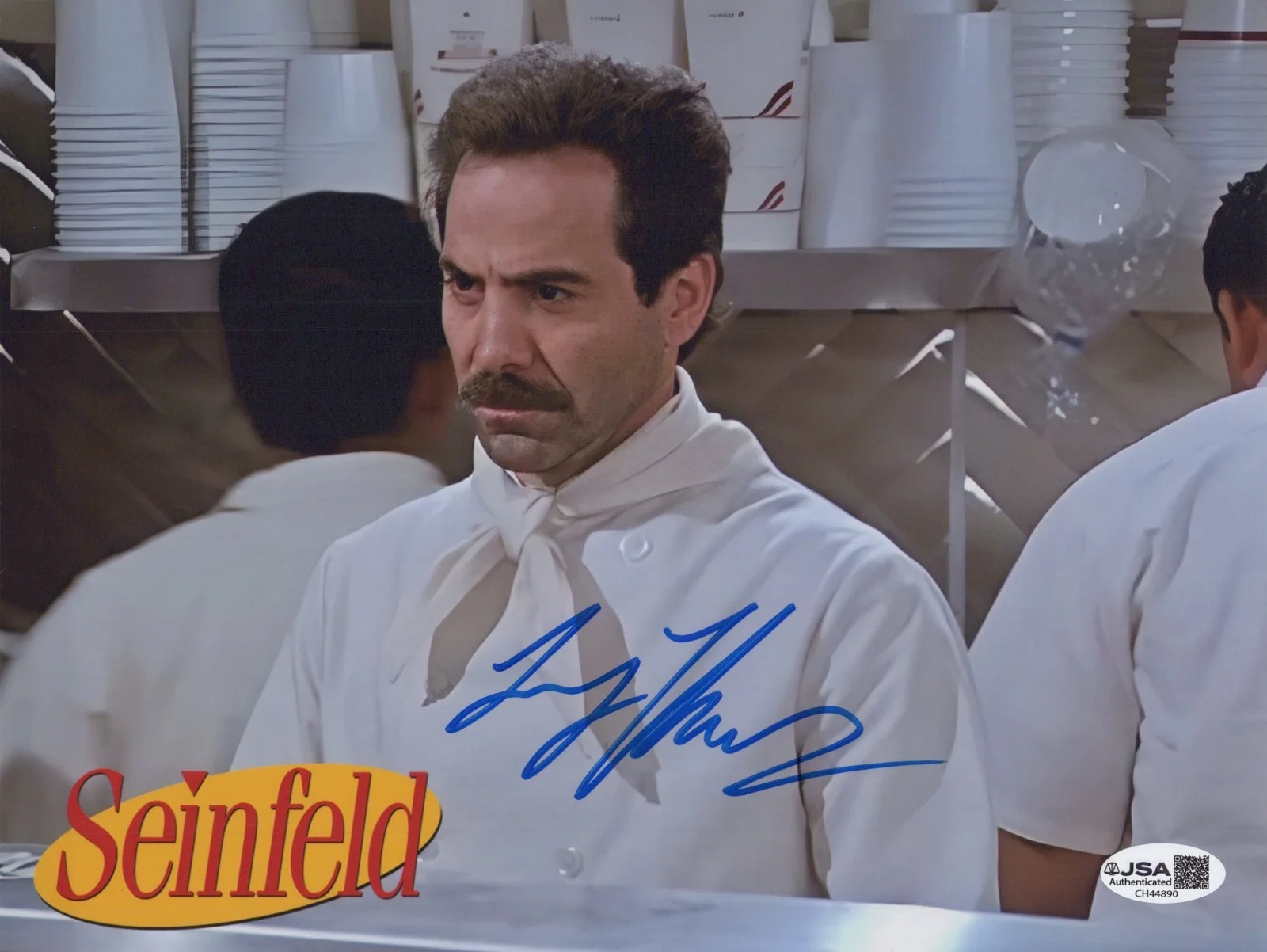 LARRY THOMAS — LARRY THOMAS Signed SEINFELD 8x10 Photo NO SOUP FOR YOU Autograph JSA COA CERT