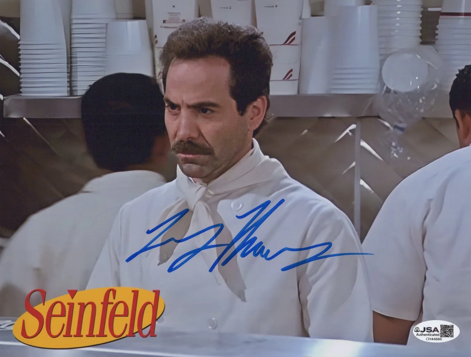 LARRY THOMAS — LARRY THOMAS Signed SEINFELD 8x10 Photo NO SOUP FOR YOU Autograph JSA COA CERT