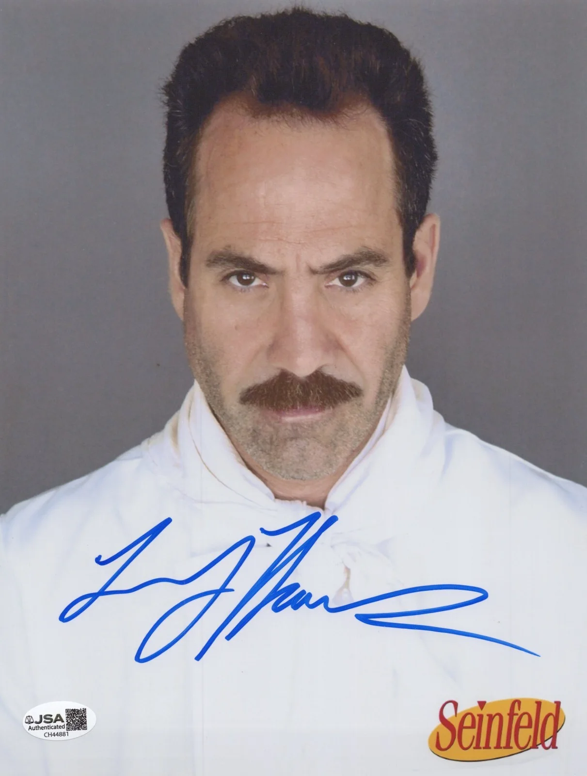 LARRY THOMAS — LARRY THOMAS Signed SEINFELD 8x10 Photo NO SOUP FOR YOU Autograph JSA COA CERT