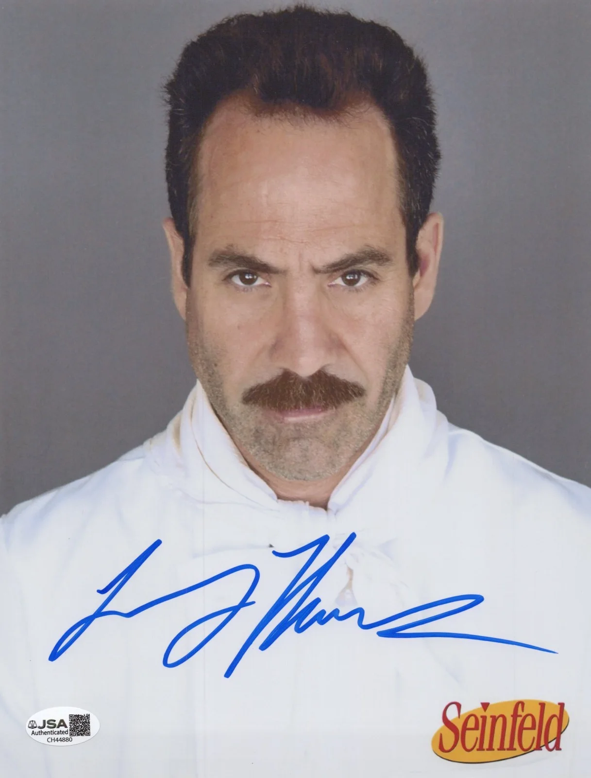LARRY THOMAS — LARRY THOMAS Signed SEINFELD 8x10 Photo NO SOUP FOR YOU Autograph JSA COA CERT