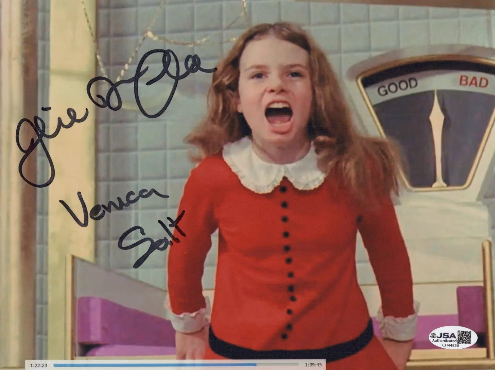 JULIE DAWN COLE — JULIE DAWN COLE Signed WILLY WONKA & THE CHOCOLATE FACTORY 8x10 Photo JSA COA