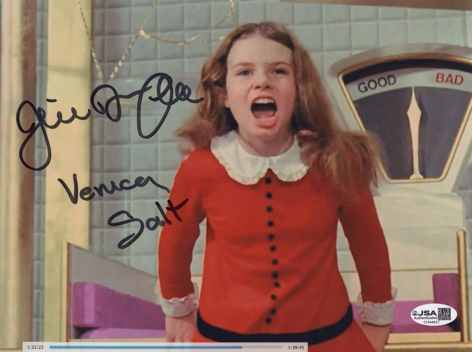 JULIE DAWN COLE — JULIE DAWN COLE Signed WILLY WONKA & THE CHOCOLATE FACTORY 8x10 Photo JSA COA