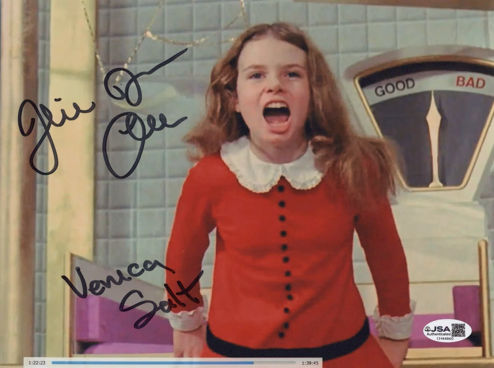JULIE DAWN COLE — JULIE DAWN COLE Signed WILLY WONKA & THE CHOCOLATE FACTORY 8x10 Photo JSA COA