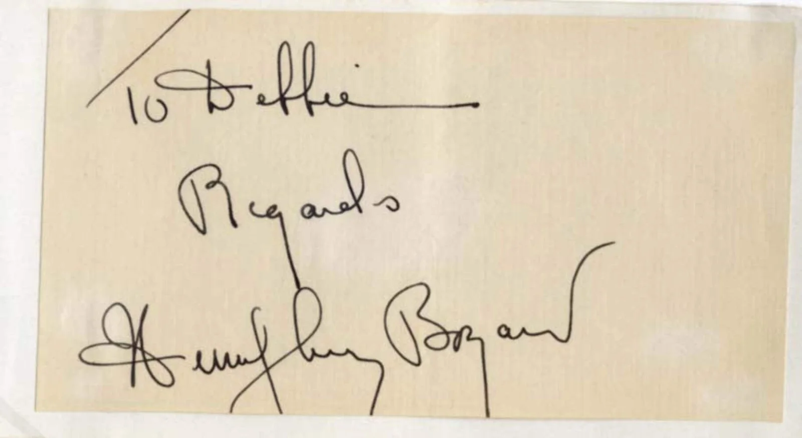 FILM CASABLANCA Humphrey Bogart & Ingrid Bergman & others autographs, signatures, изображение 2