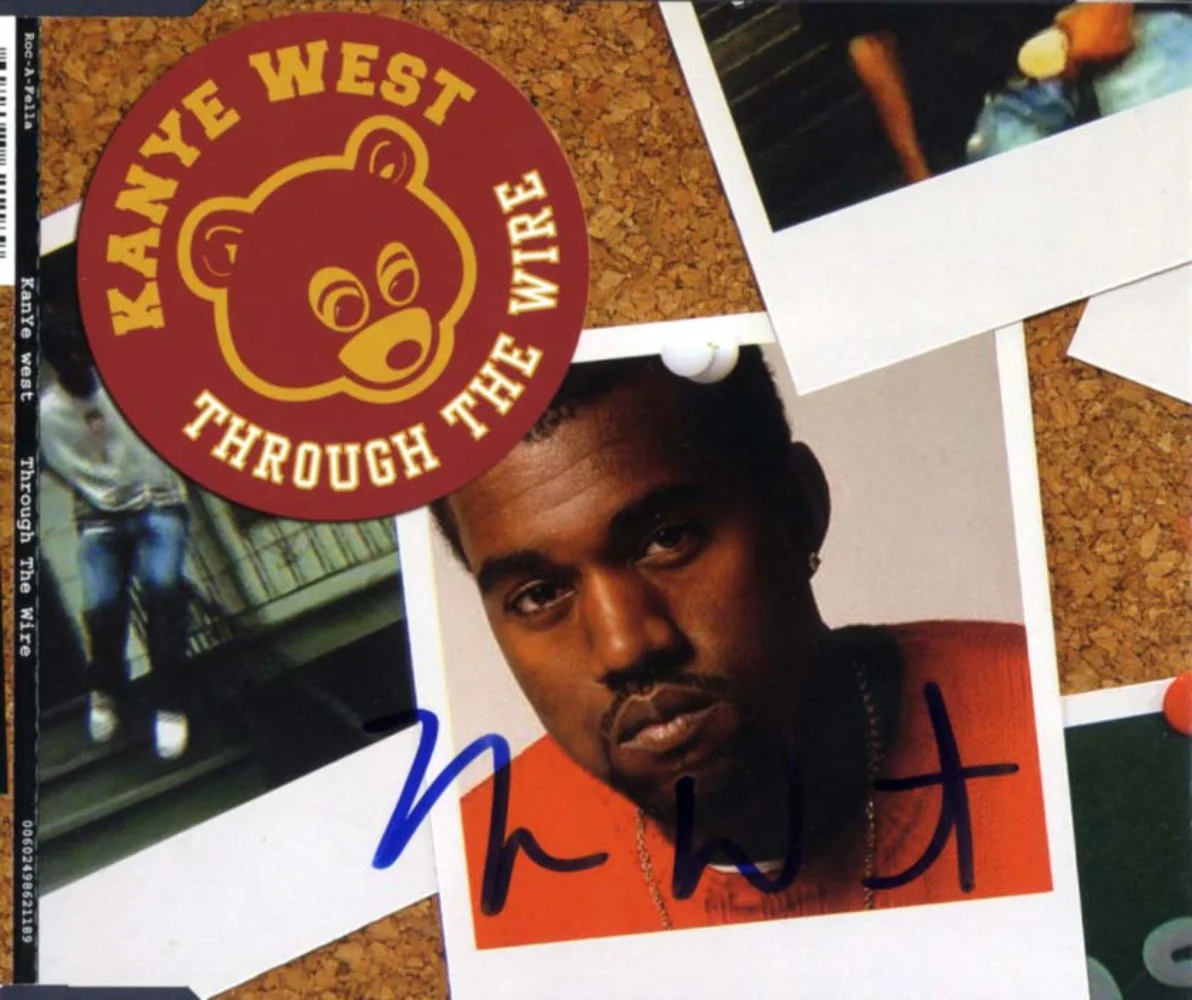 Kanye West RAPPER autograph, signed CD cover in custom-matting, image 2