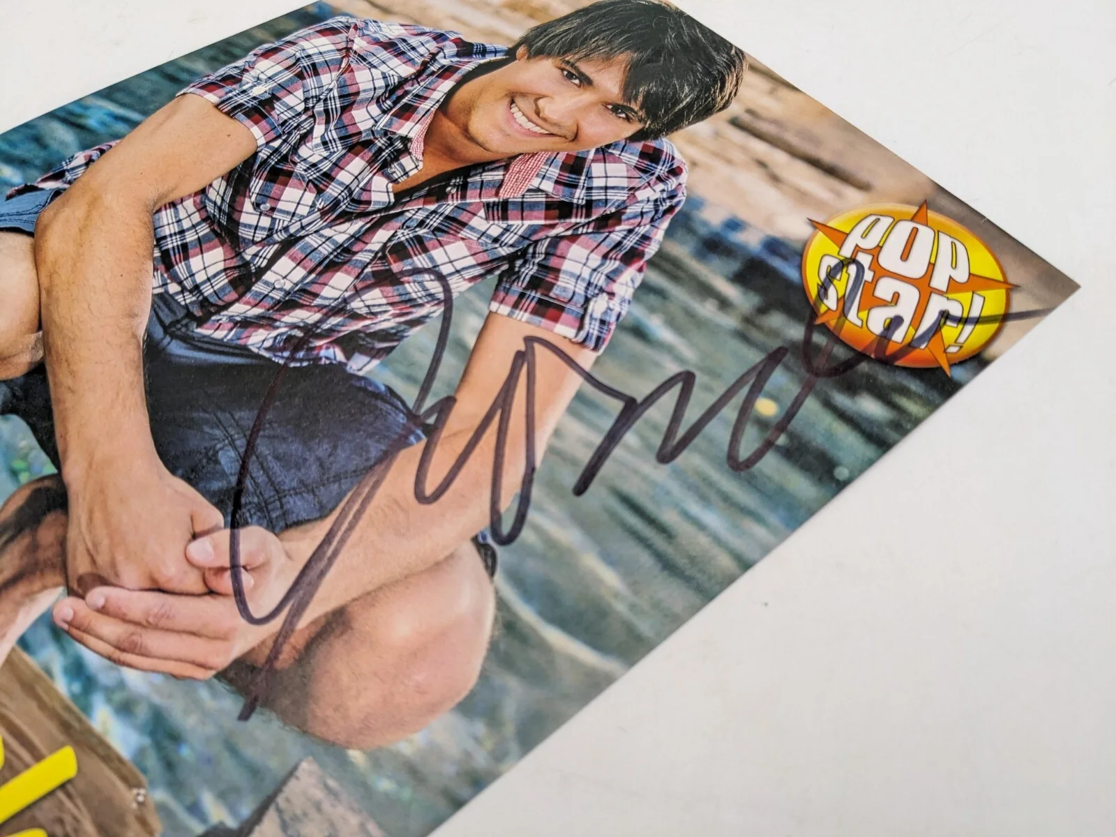 James Maslow "Pop Star Online" Hand Signed Insert Poster Thin Paper Autograph, image 3