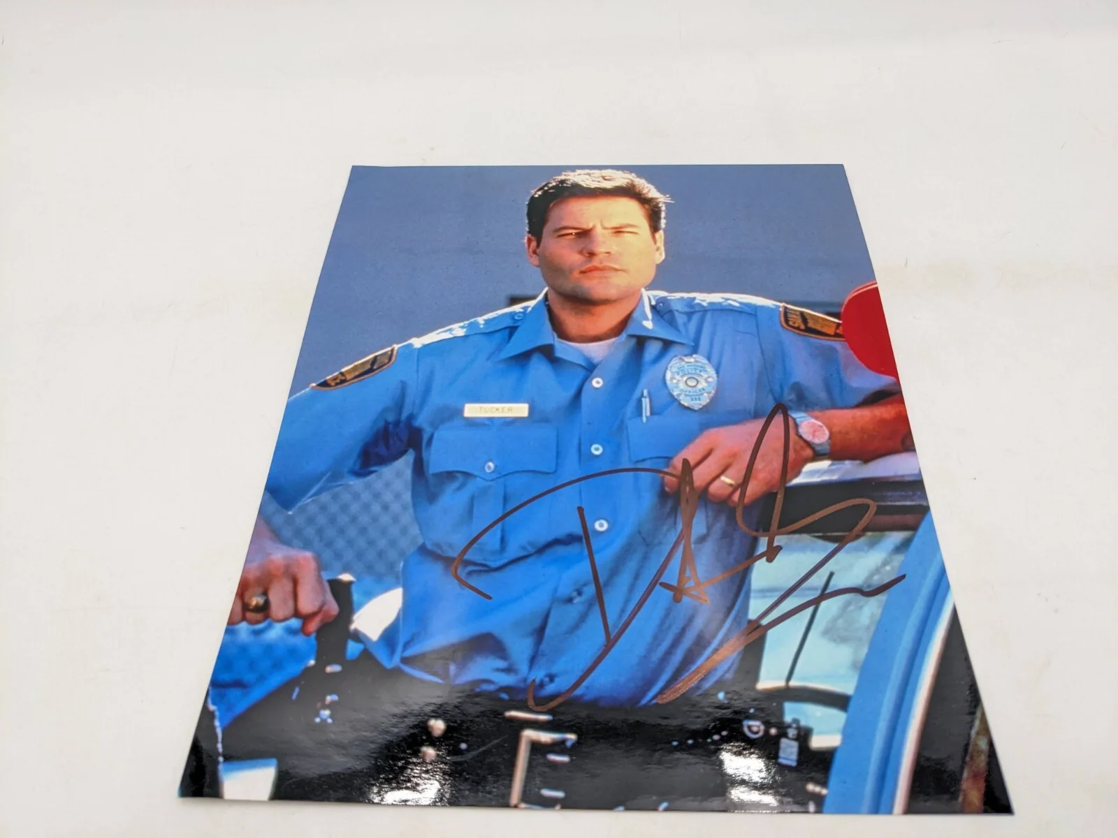 Dale Midkiff Vigilante Cop 8x10 Signed Photo Autograph, изображение 2