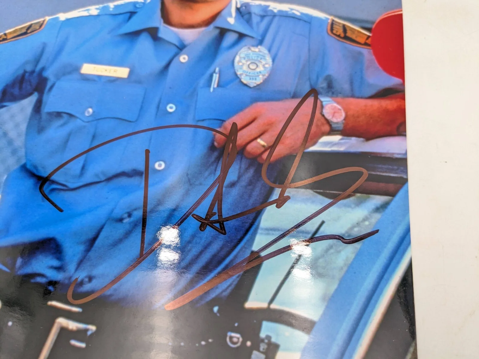 Dale Midkiff Vigilante Cop 8x10 Signed Photo Autograph, изображение 3