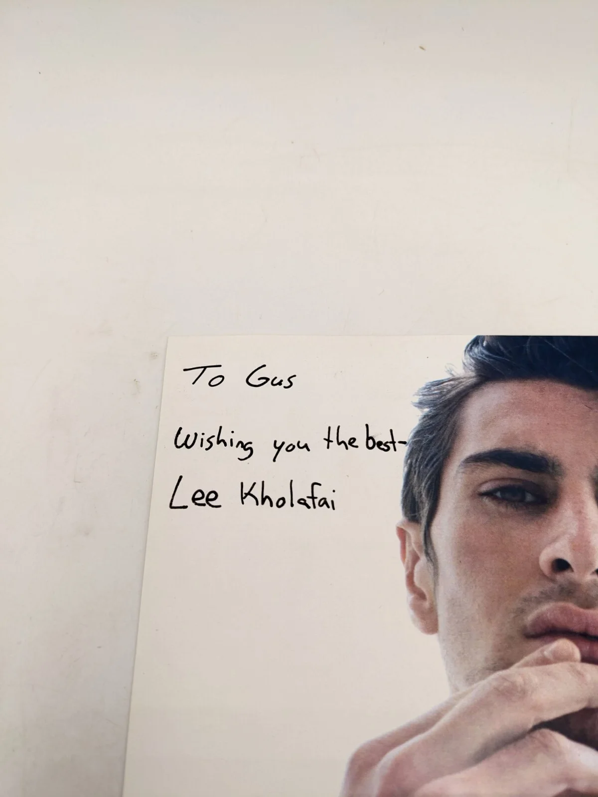 Lee Kholafai Incision Actor Model Hand Signed 6x9 Photo Autograph, изображение 3