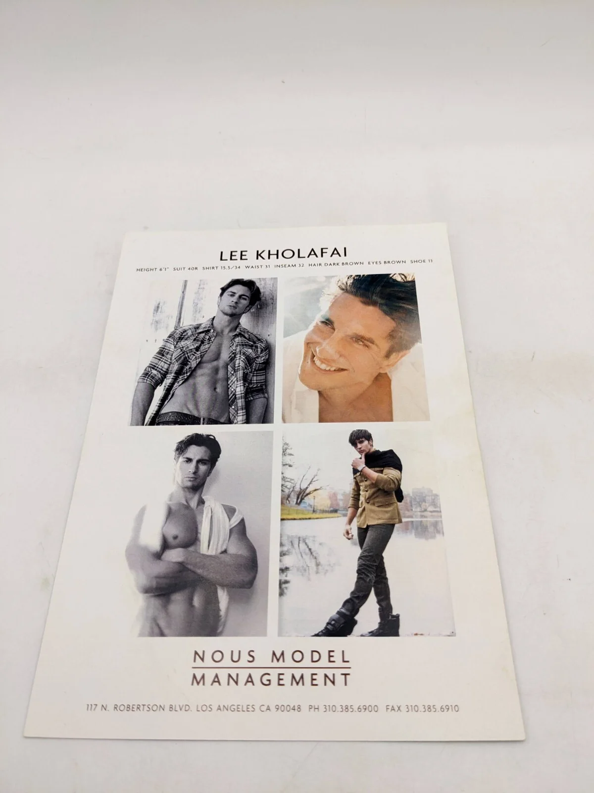 Lee Kholafai Incision Actor Model Hand Signed 6x9 Photo Autograph, изображение 4