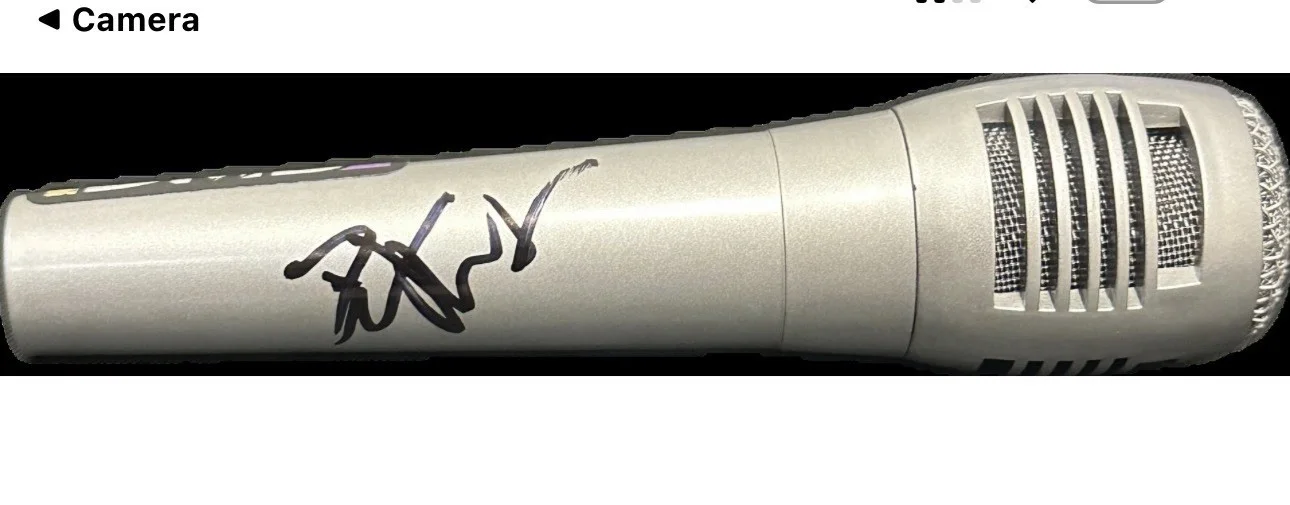 Dave Matthews Signed Microphone Singer Songwriter Band Actor LEGEND Beckett COA, изображение 4