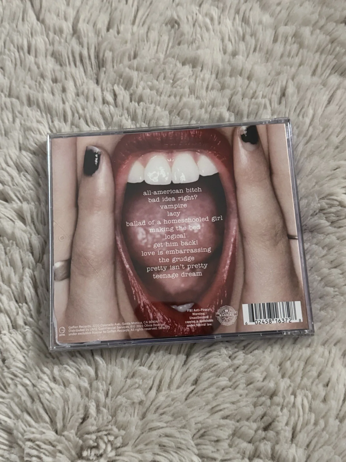 Olivia Rodrigo Guts Signed CD (never used), image 2
