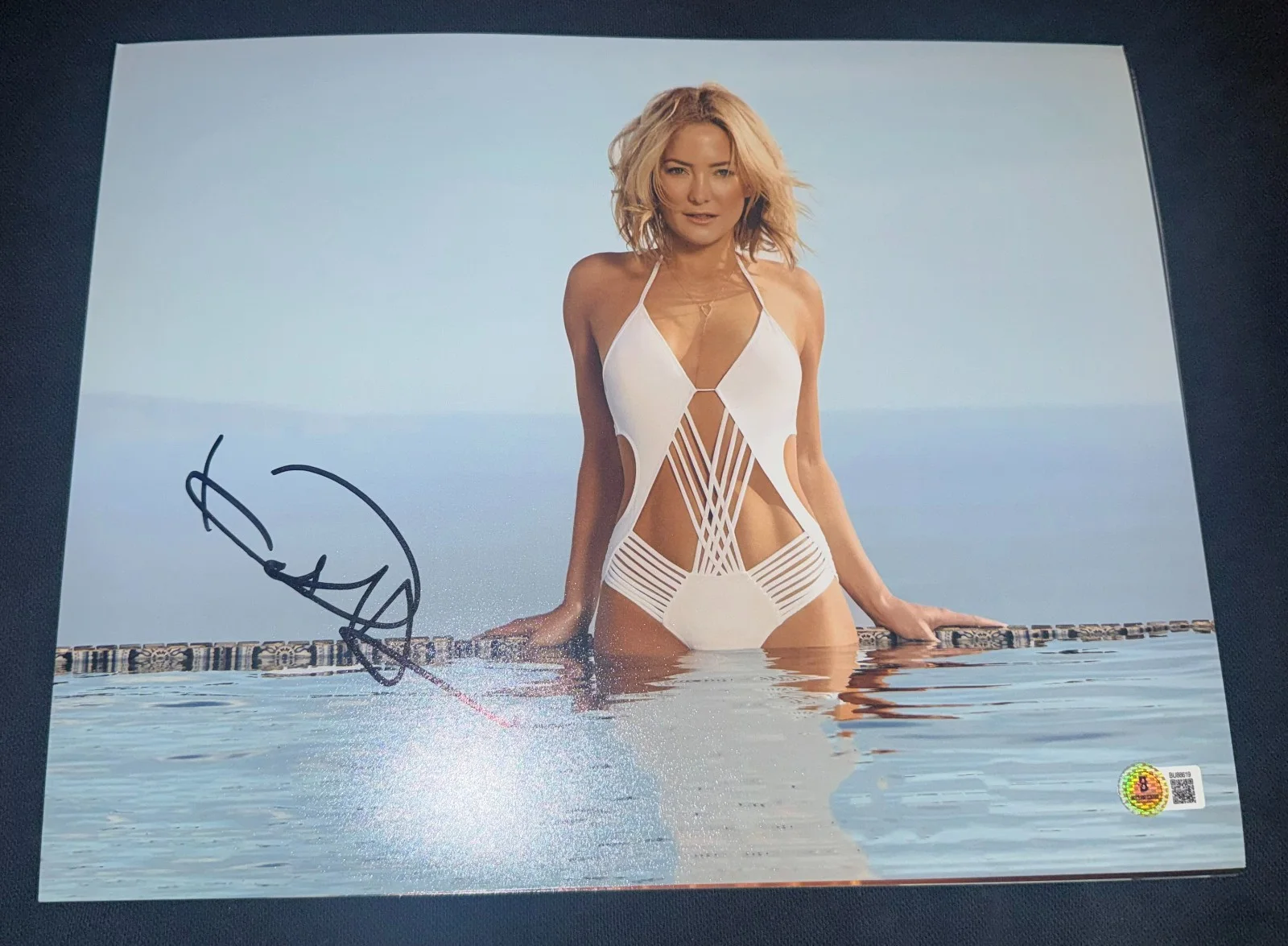 Kate Hudson — Kate Hudson signed 11x14 photo sexy hot Beckett BAS Almost Famous poster, изображение 2