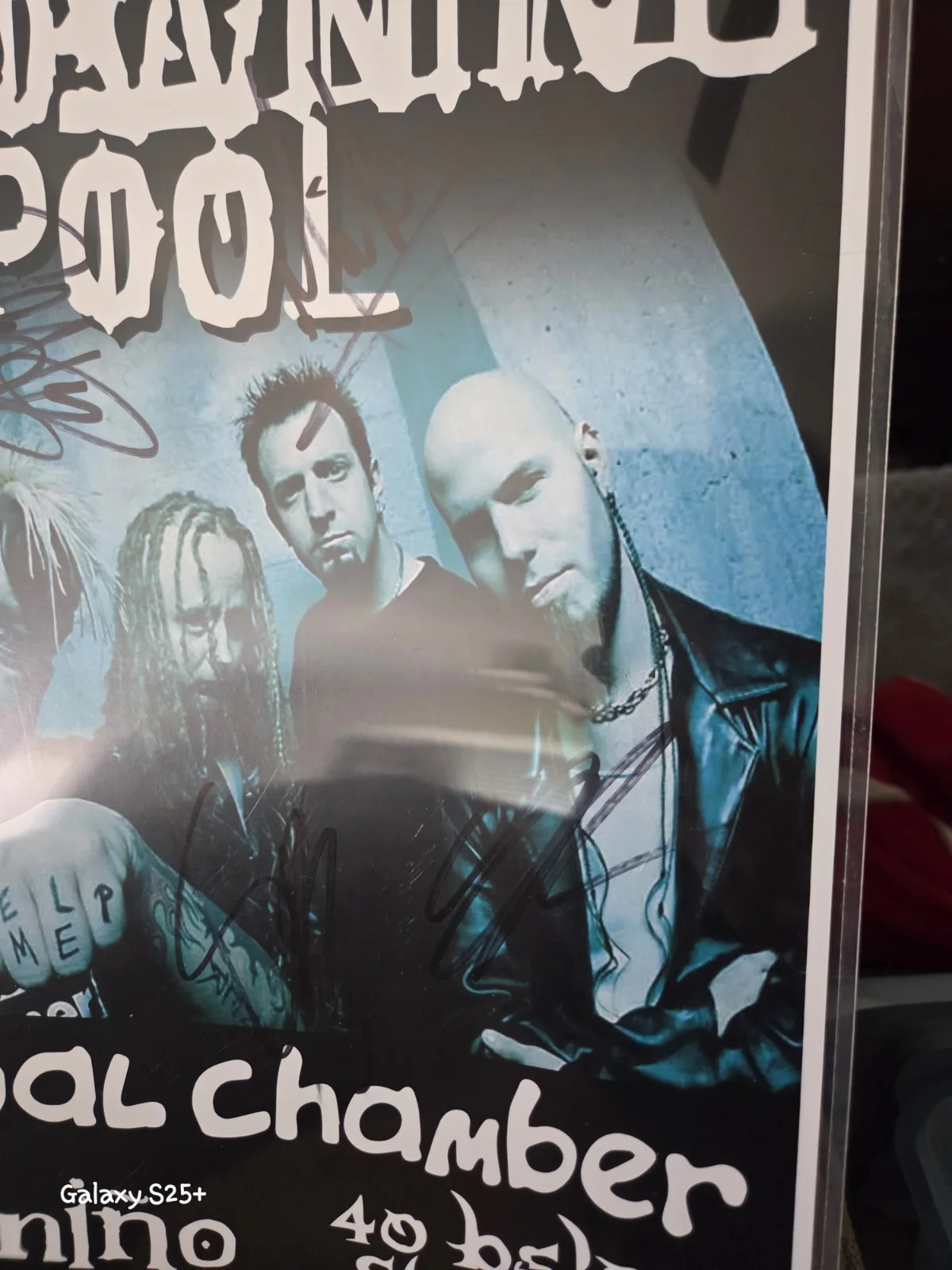 Drowning POOL SIGNED AUTOGRAPHED 11X17 POSTER DAVE Williams RIP +3, image 2