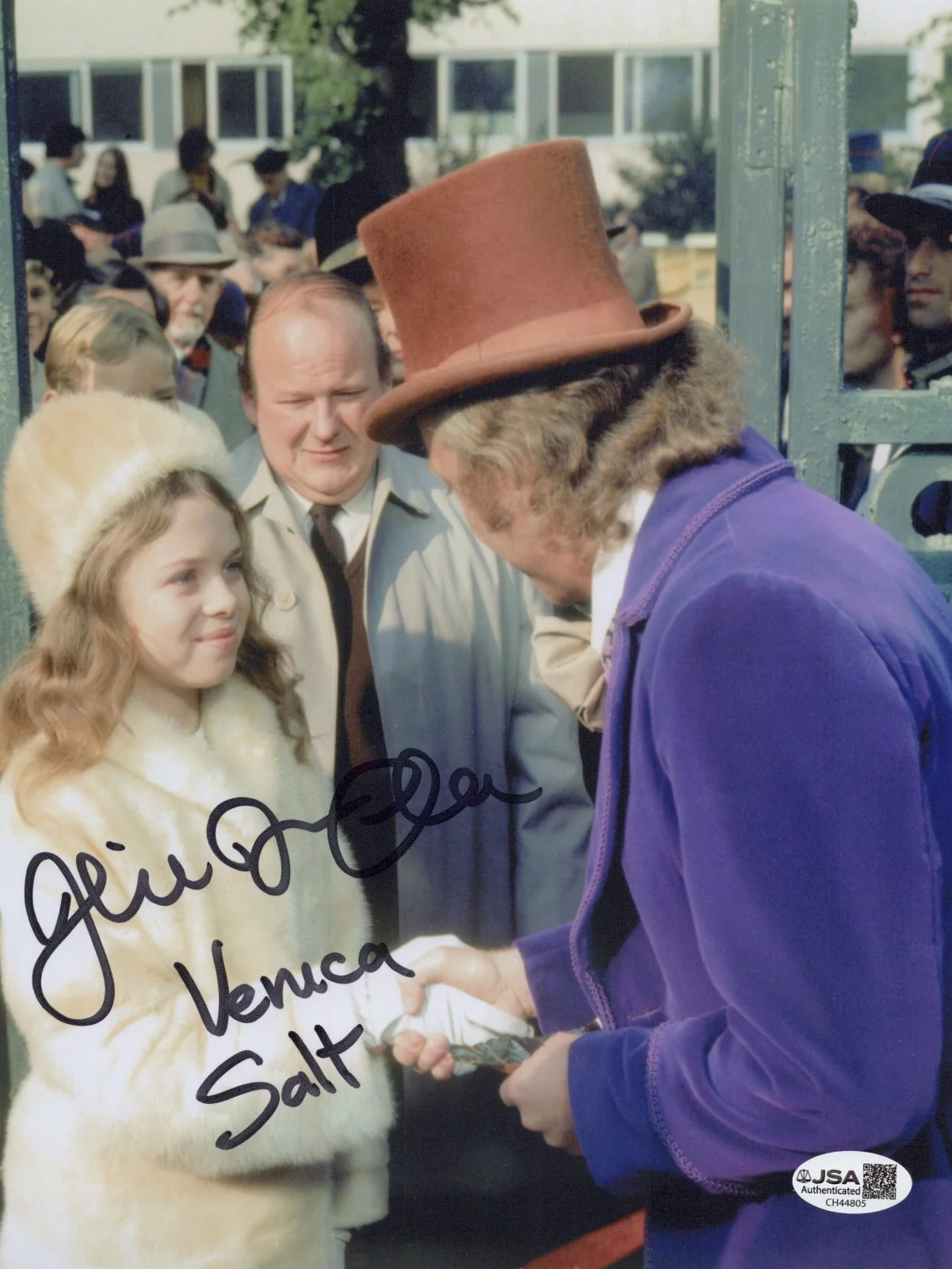 JULIE DAWN COLE — JULIE DAWN COLE Signed WILLY WONKA & THE CHOCOLATE FACTORY 8x10 Photo JSA COA