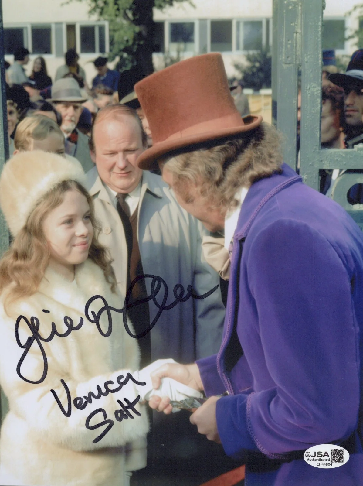 JULIE DAWN COLE — JULIE DAWN COLE Signed WILLY WONKA & THE CHOCOLATE FACTORY 8x10 Photo JSA COA