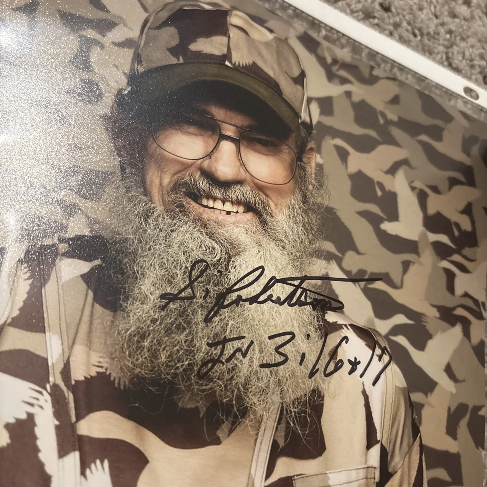 Si Robertson — ACOA Signed Si Robertson 8x10 Photo Duck Dynasty Autograph (252), image 2