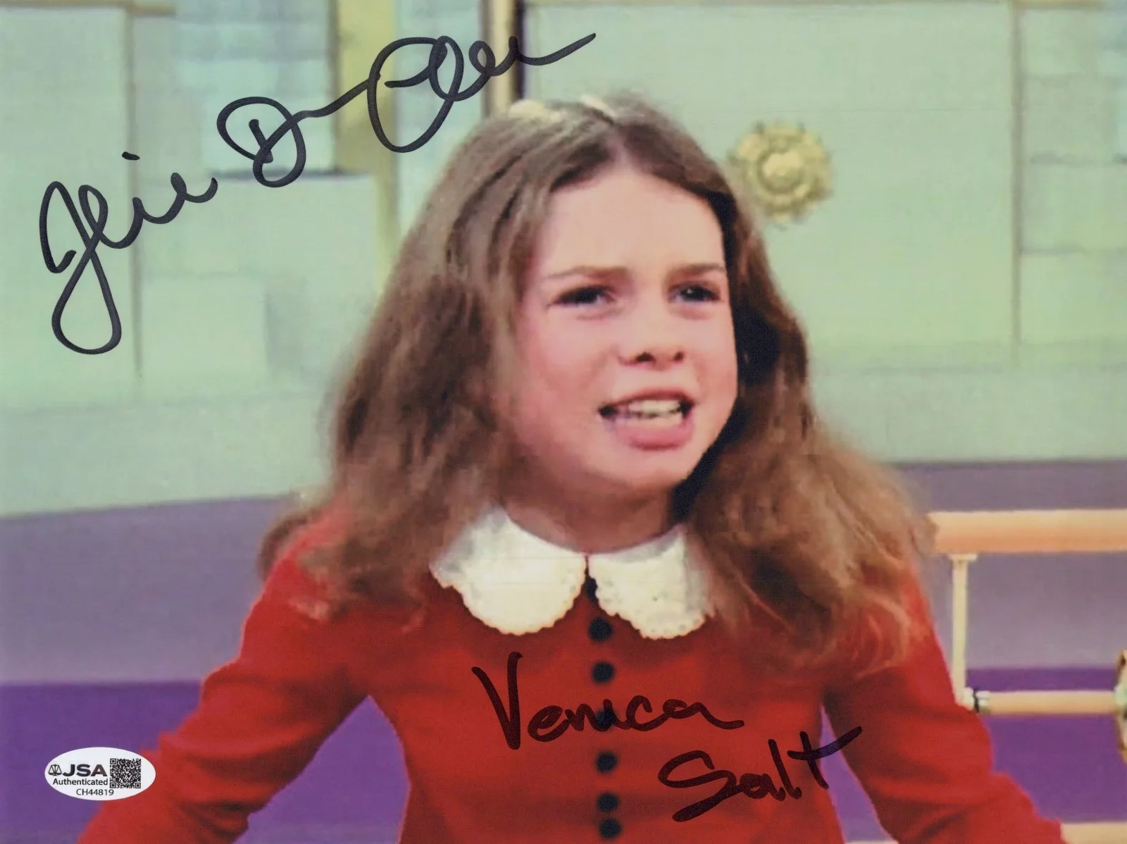 JULIE DAWN COLE — JULIE DAWN COLE Signed WILLY WONKA & THE CHOCOLATE FACTORY 8x10 Photo JSA COA