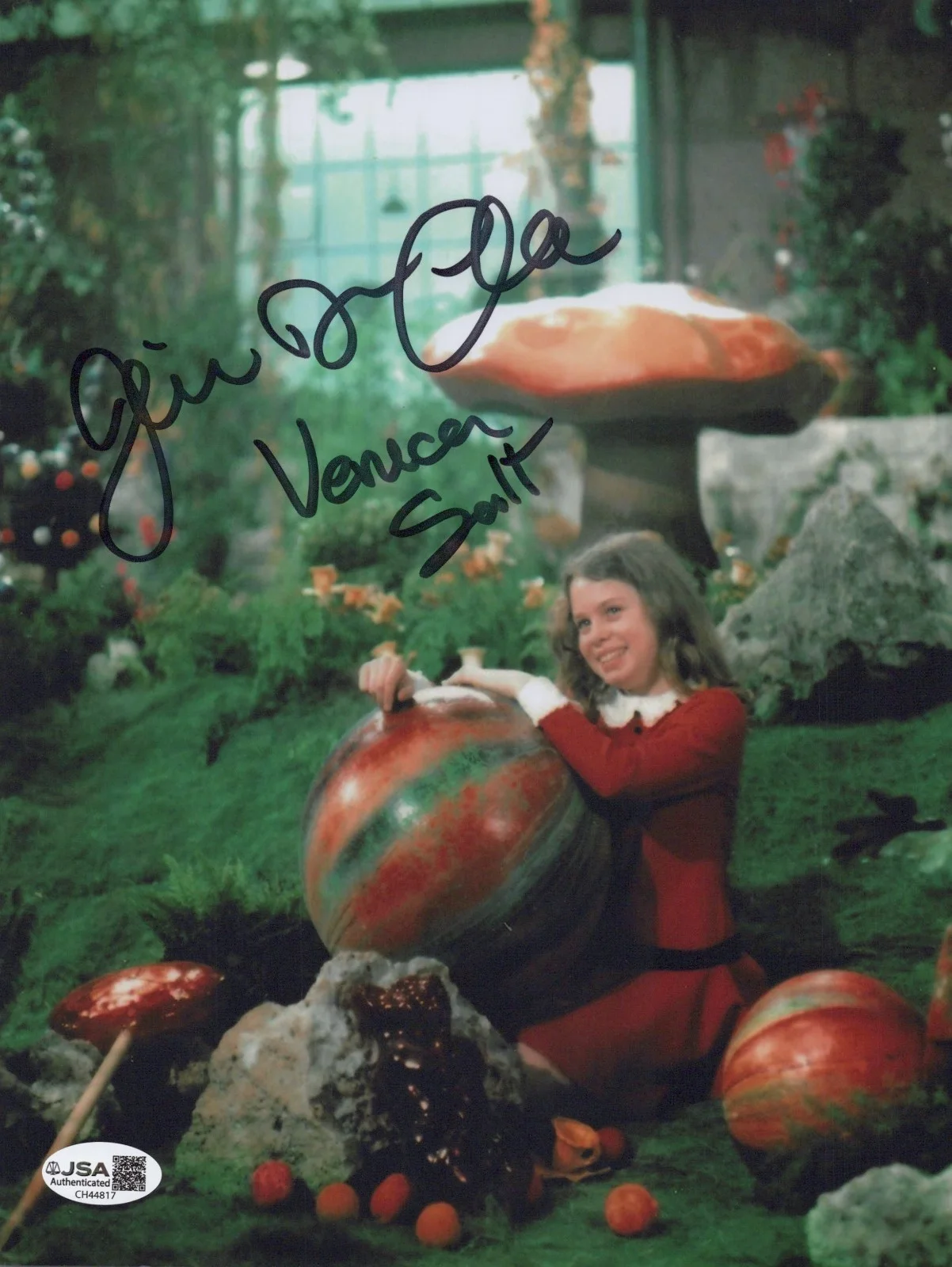 JULIE DAWN COLE — JULIE DAWN COLE Signed WILLY WONKA & THE CHOCOLATE FACTORY 8x10 Photo JSA COA