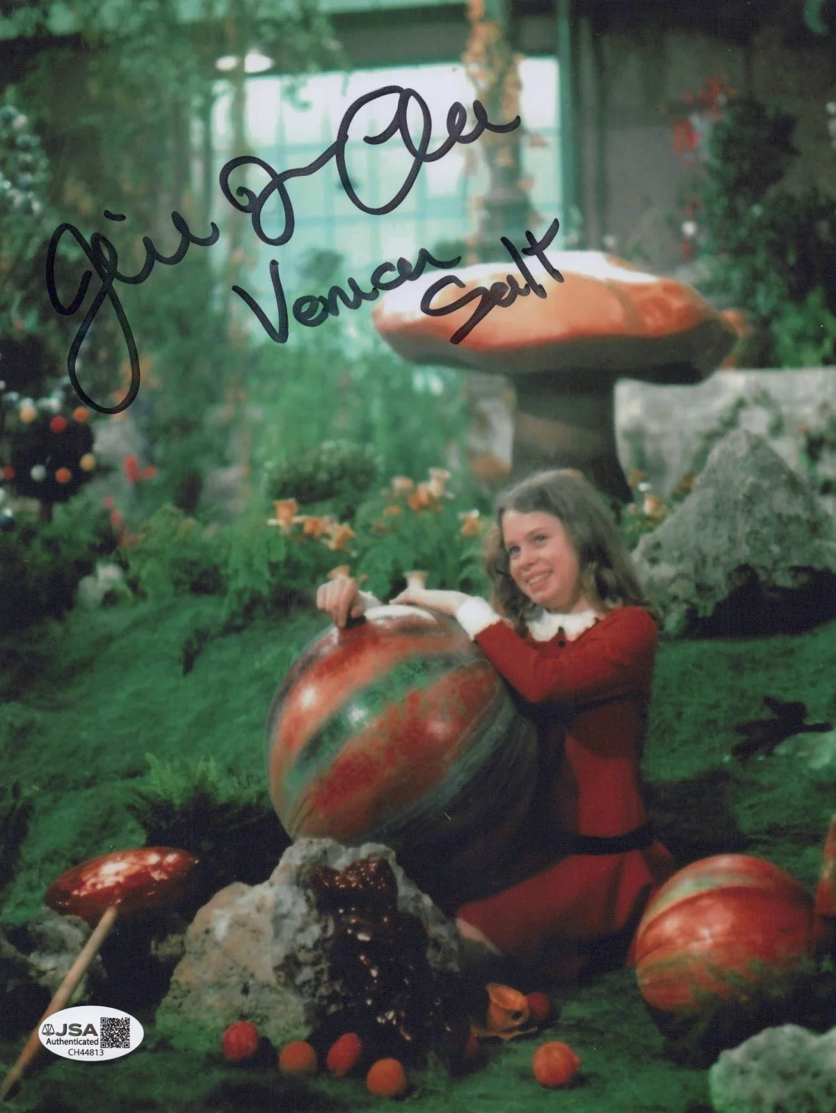 JULIE DAWN COLE — JULIE DAWN COLE Signed WILLY WONKA & THE CHOCOLATE FACTORY 8x10 Photo JSA COA