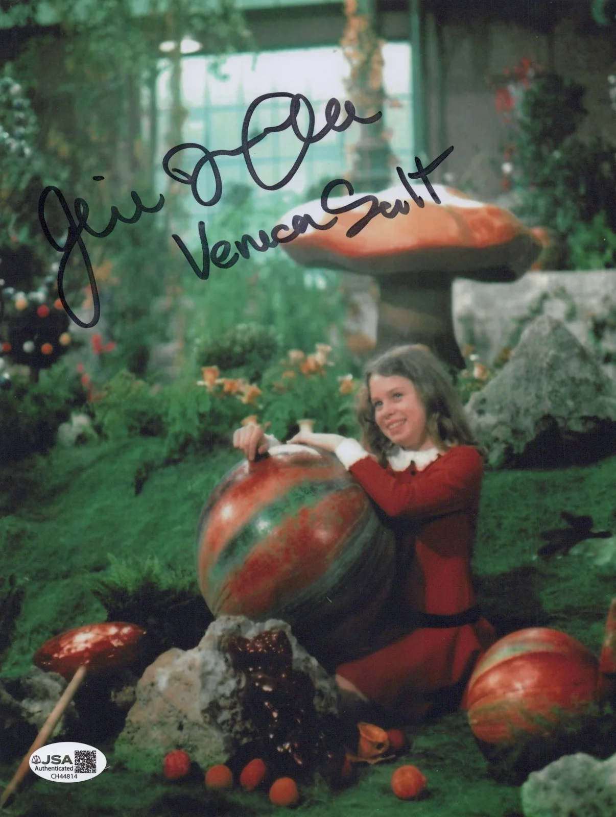 JULIE DAWN COLE — JULIE DAWN COLE Signed WILLY WONKA & THE CHOCOLATE FACTORY 8x10 Photo JSA COA