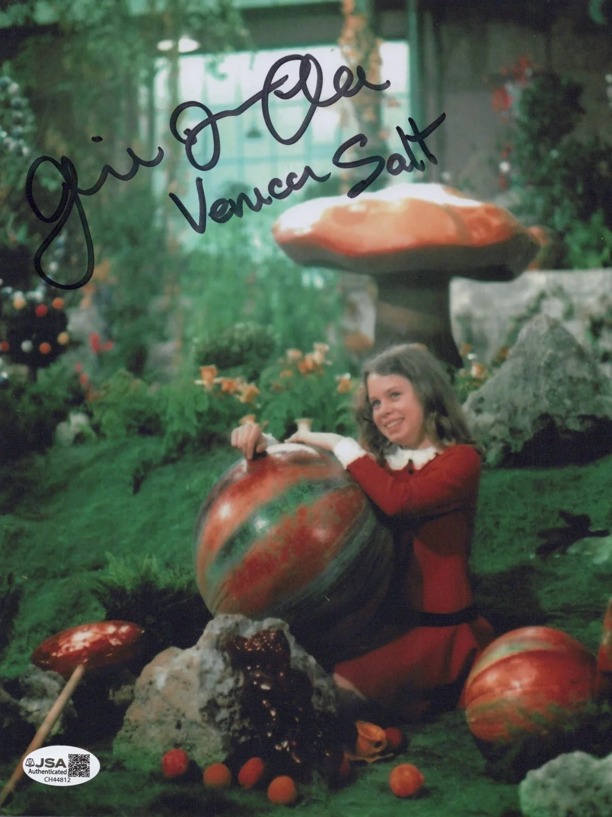JULIE DAWN COLE — JULIE DAWN COLE Signed WILLY WONKA & THE CHOCOLATE FACTORY 8x10 Photo JSA COA