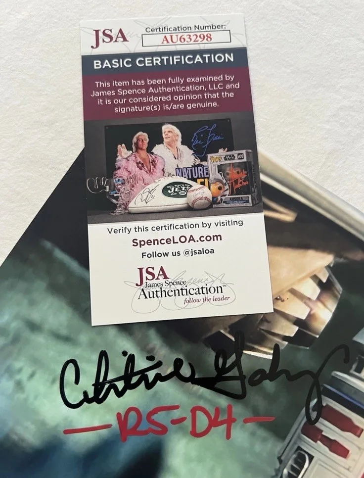 Christine Galey — Christine Galey Signed Auto 'Star Wars R5-D4/Artoo-Detoo' 10x8 Photo JSA COA, image 4