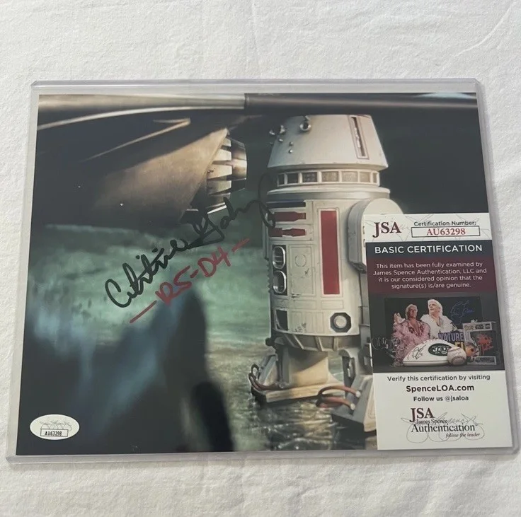 Christine Galey — Christine Galey Signed Auto 'Star Wars R5-D4/Artoo-Detoo' 10x8 Photo JSA COA, image 5