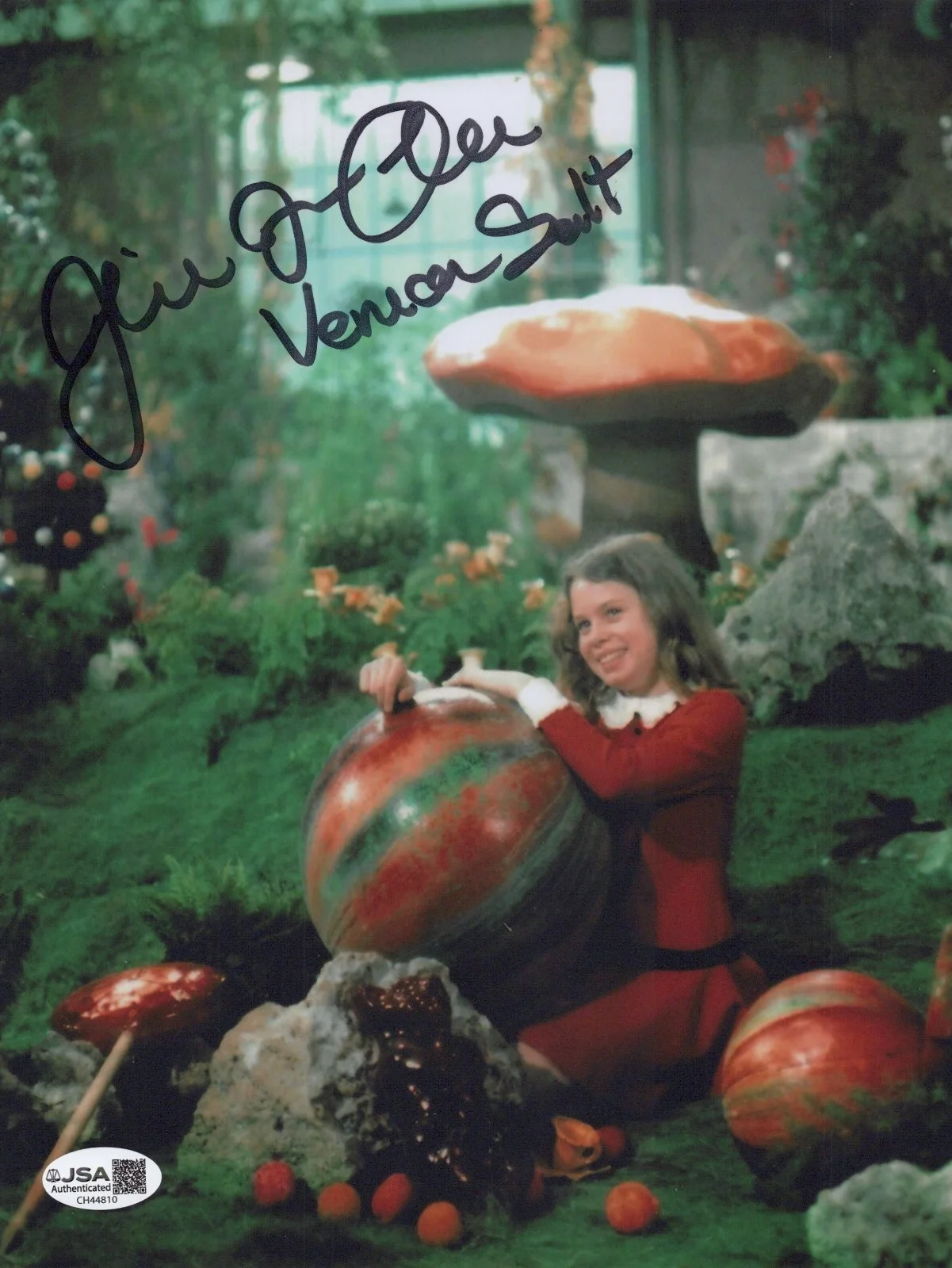JULIE DAWN COLE — JULIE DAWN COLE Signed WILLY WONKA & THE CHOCOLATE FACTORY 8x10 Photo JSA COA