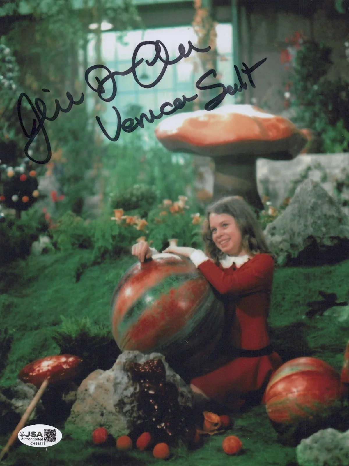 JULIE DAWN COLE — JULIE DAWN COLE Signed WILLY WONKA & THE CHOCOLATE FACTORY 8x10 Photo JSA COA