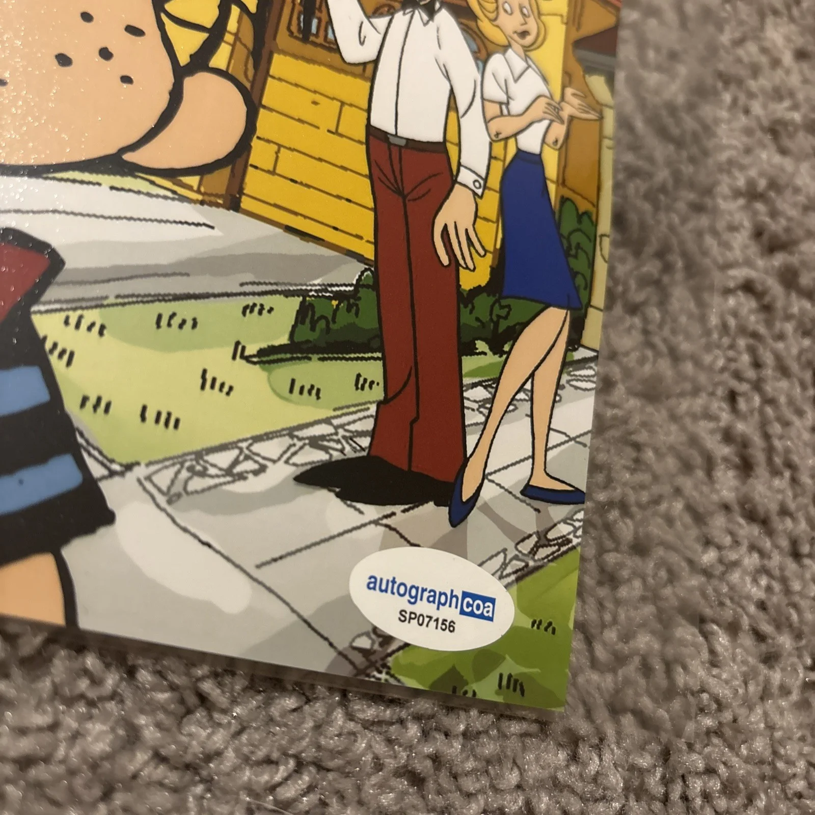 Ron Ferdinand — ACOA Ron Ferdinand Signed 8x10 Dennis The Menace Photo Autograph Artist (156), изображение 3