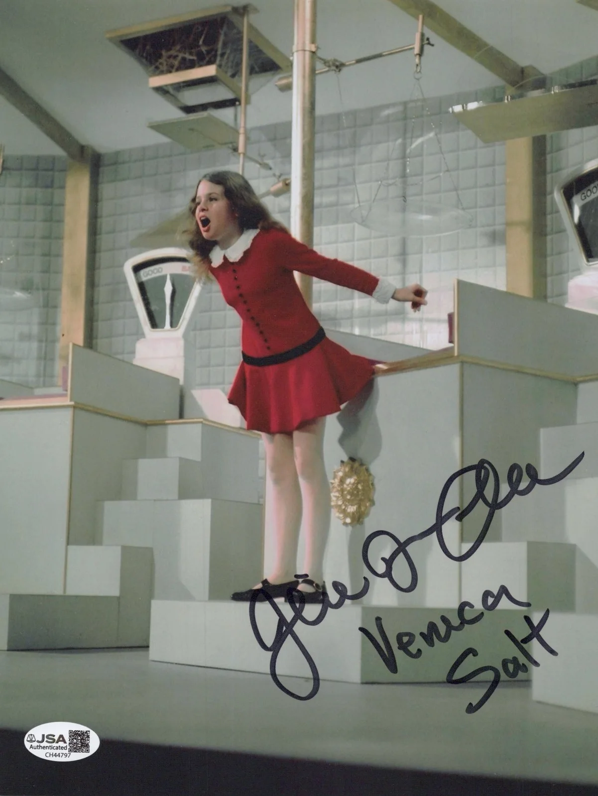 JULIE DAWN COLE — JULIE DAWN COLE Signed WILLY WONKA & THE CHOCOLATE FACTORY 8x10 Photo JSA COA