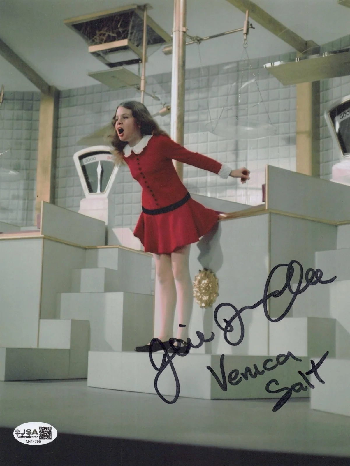 JULIE DAWN COLE — JULIE DAWN COLE Signed WILLY WONKA & THE CHOCOLATE FACTORY 8x10 Photo JSA COA
