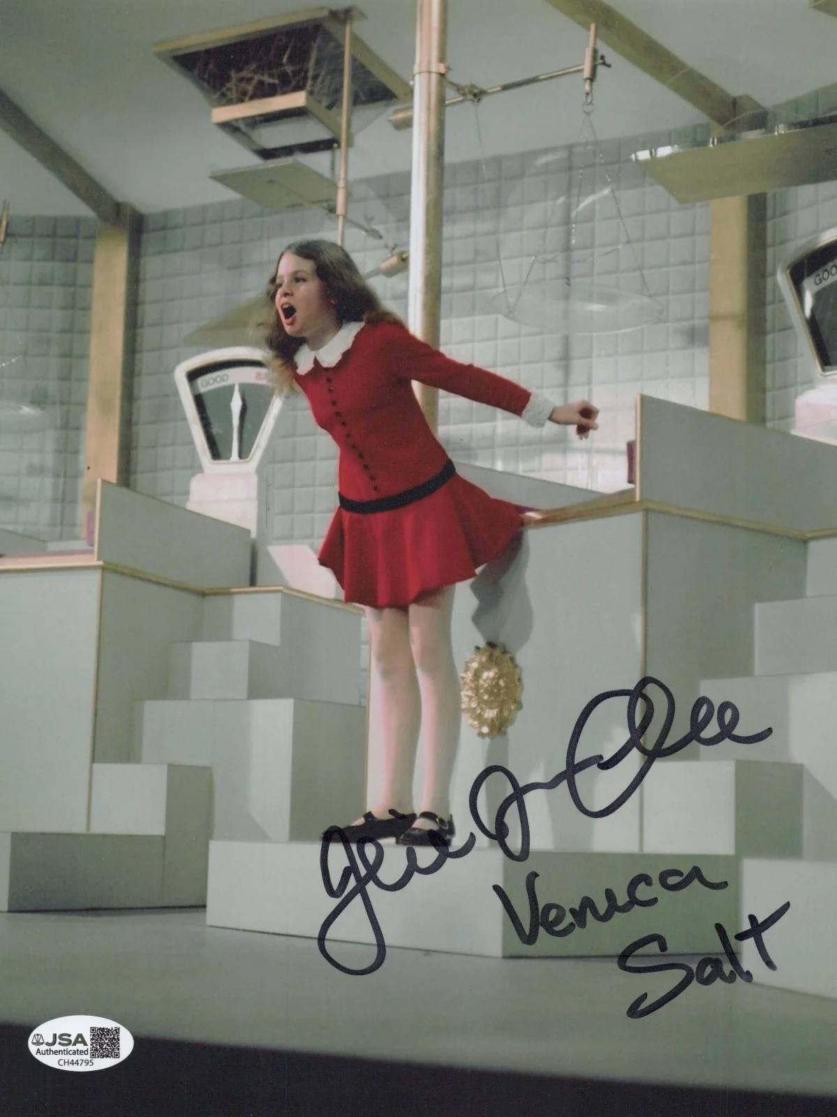 JULIE DAWN COLE — JULIE DAWN COLE Signed WILLY WONKA & THE CHOCOLATE FACTORY 8x10 Photo JSA COA