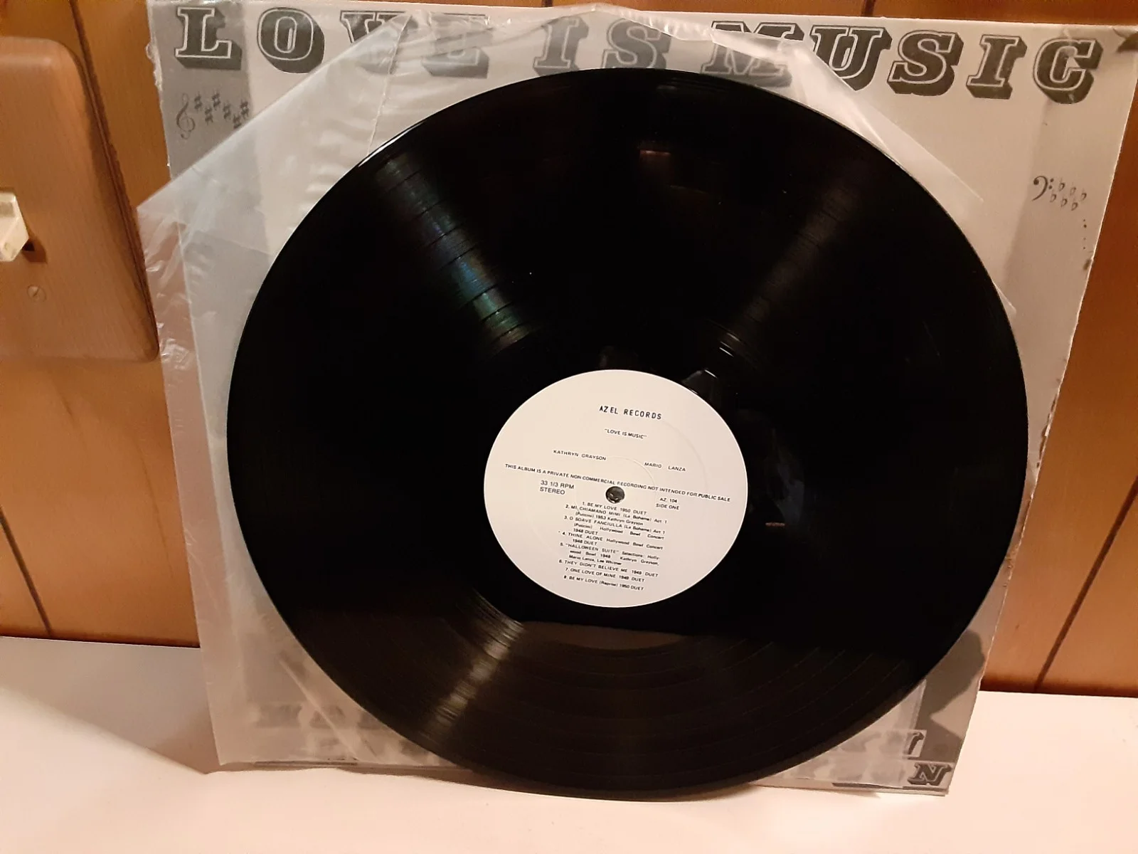 Kathryn Grayson Signed Love Is Music Album Cover Promo Record, изображение 4