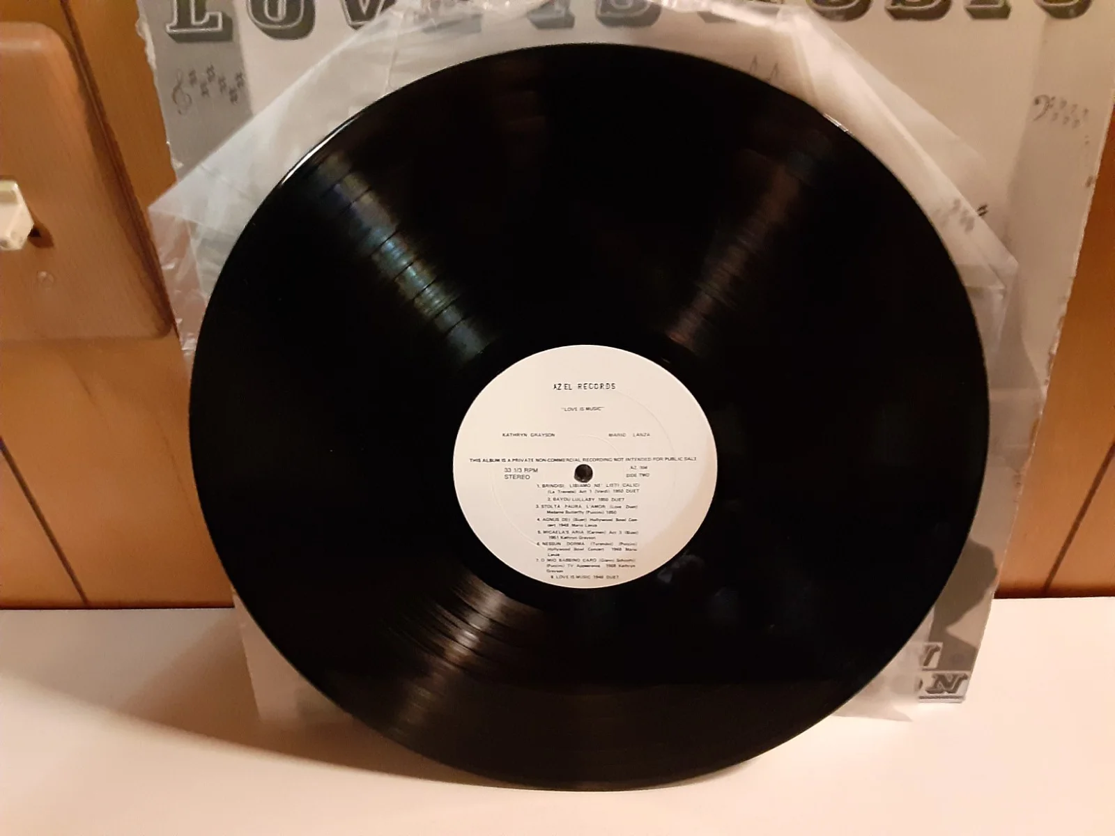 Kathryn Grayson Signed Love Is Music Album Cover Promo Record, изображение 5