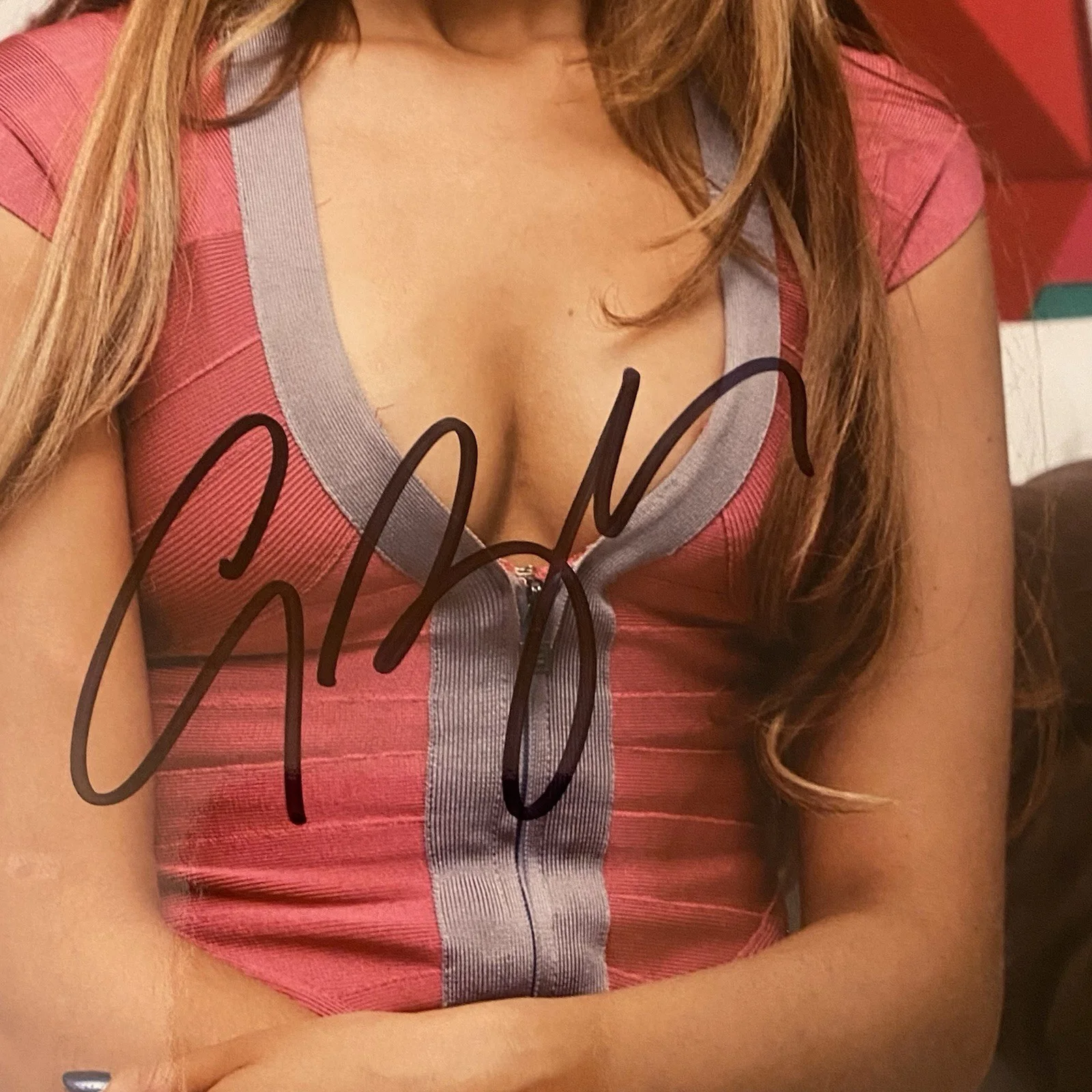 Eiza Gonzalez Autographed 8x10 photo Lola Dusk Dawn Baby Driver, изображение 2