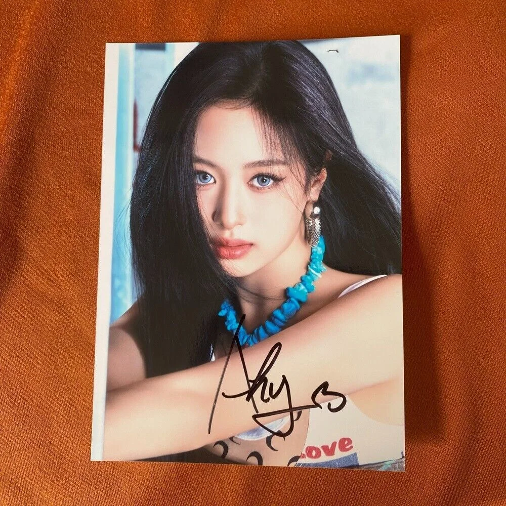 2024 BABYMONSTER Group Photo K-POP Collection KPOP 4*6 Autographed Signed A, изображение 3