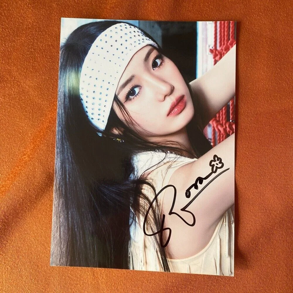 2024 BABYMONSTER Group Photo K-POP Collection KPOP 4*6 Autographed Signed A, изображение 4