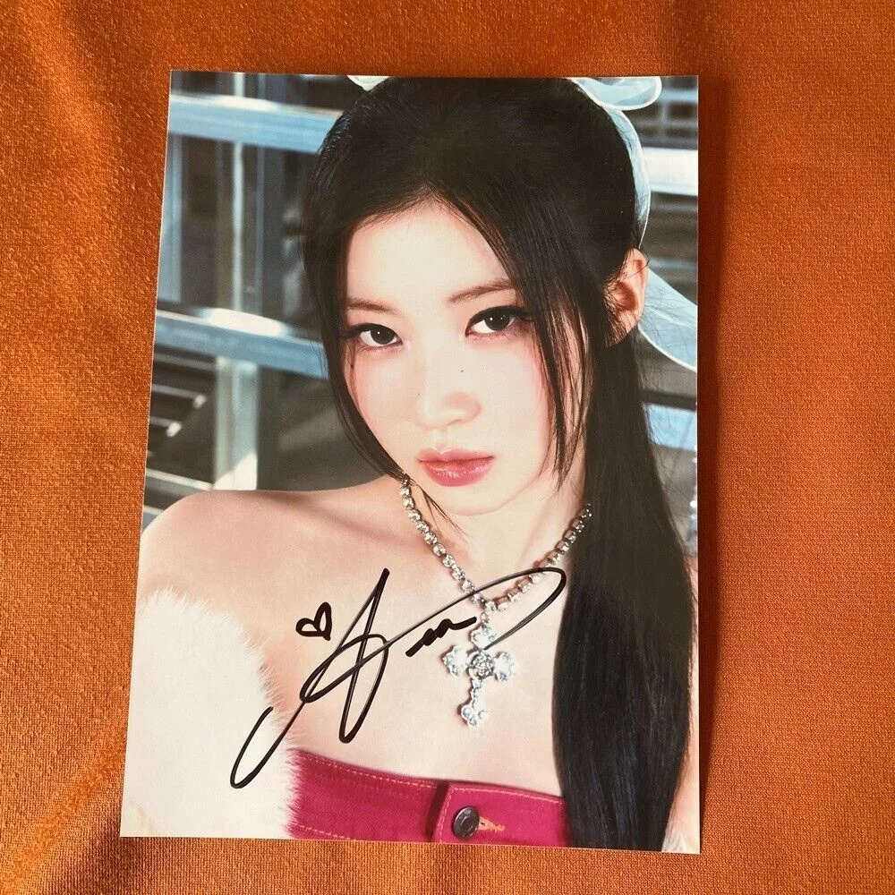 2024 BABYMONSTER Group Photo K-POP Collection KPOP 4*6 Autographed Signed A, изображение 5