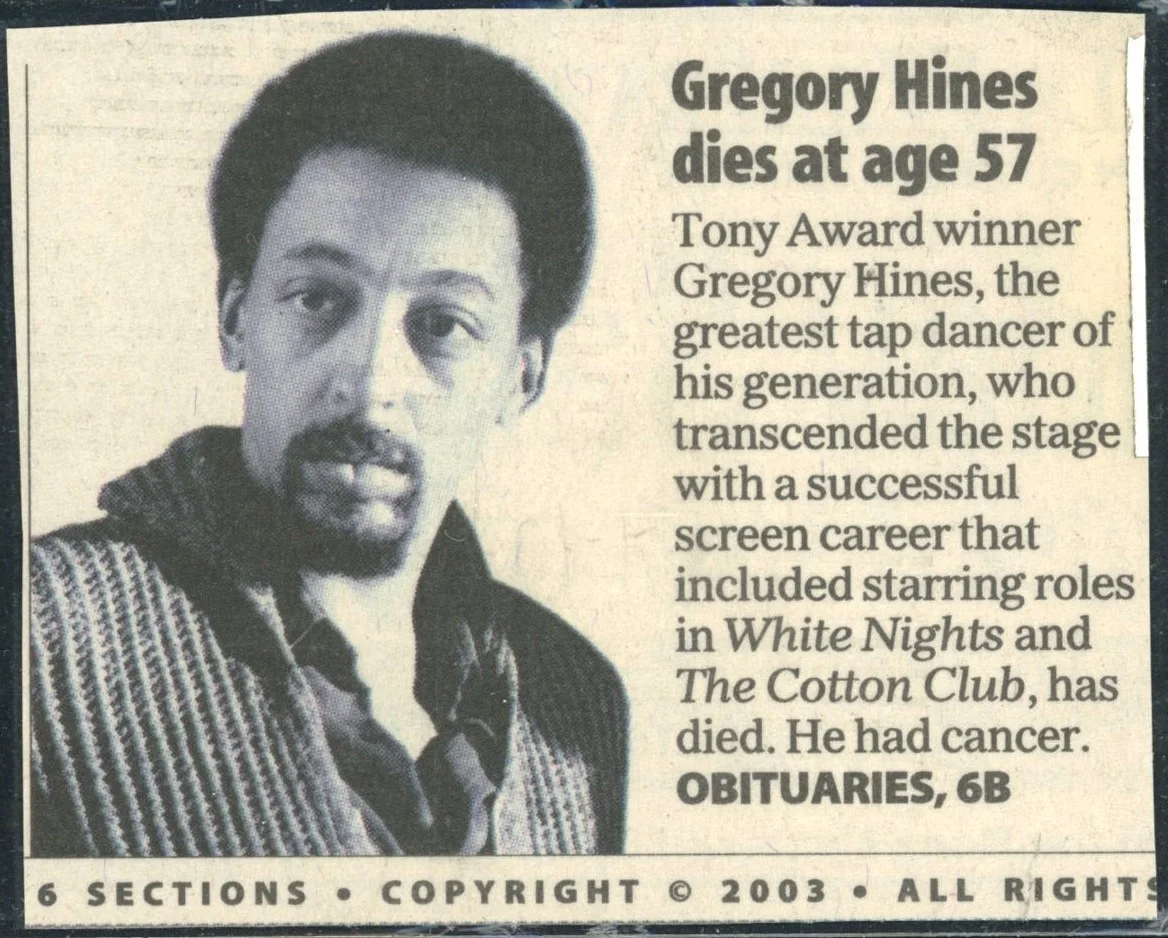Gregory Hines Autograph, image 2
