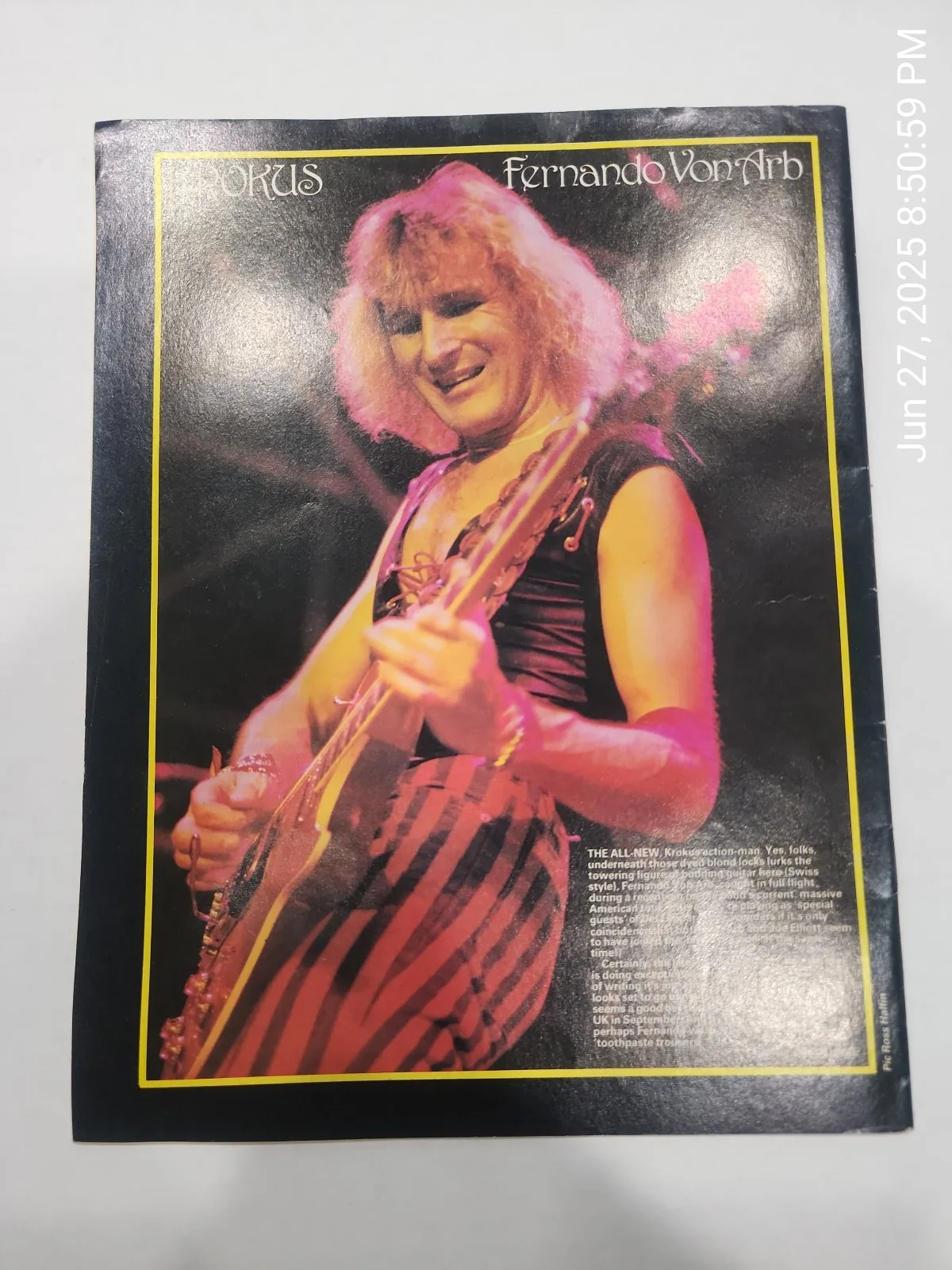 Signed Autographed by Phil Collen & Uriah Heep x 4 - Kerrang! Magazine, image 2