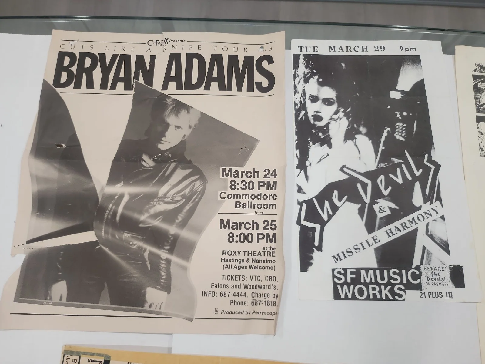 Vintage 1980s LA/San Fran Concert Poster Lot Chuck Berry, Bryan Adams Etc, изображение 2