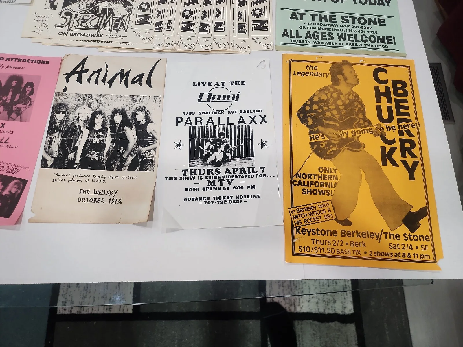 Vintage 1980s LA/San Fran Concert Poster Lot Chuck Berry, Bryan Adams Etc, изображение 5