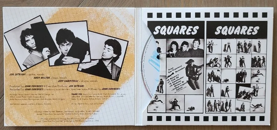 Joe Satriani Signed Autographed CD Cover Squares Best of Early 80s Demos, изображение 3