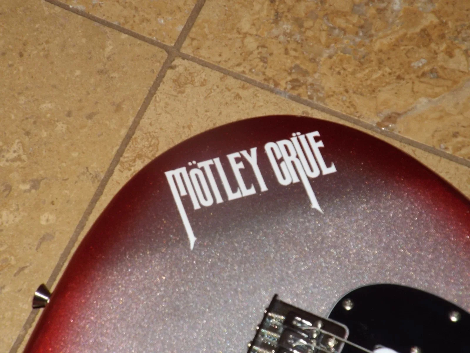 VINCE NEIL signed MOTLEY CRUE autographed ELECTRIC GUITAR ~PSA/DNA coa mint, image 4