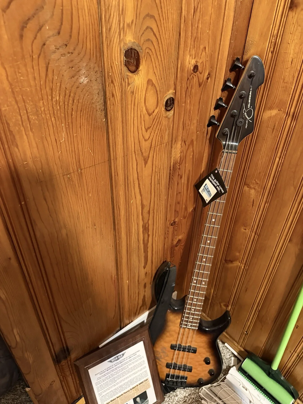 3 Doors Down Signed Bass Guitar Todd Harrell, image 3