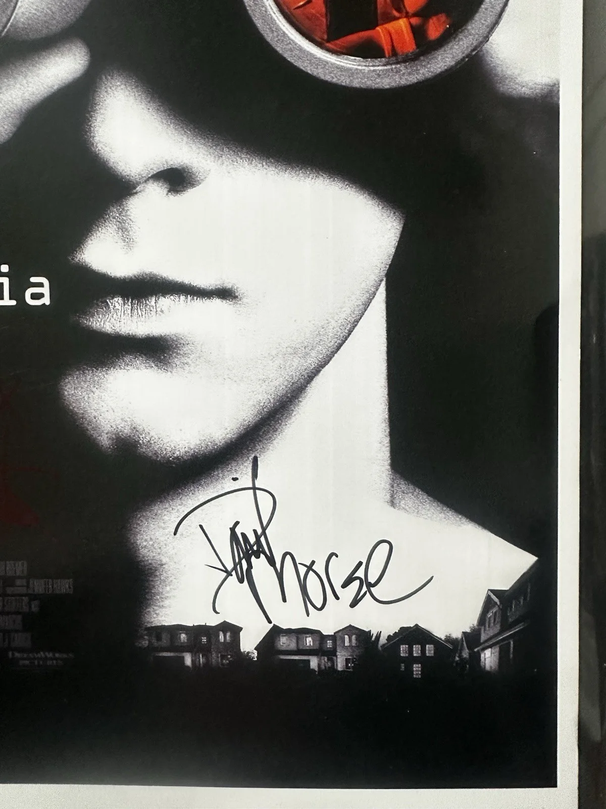 Shia LaBeouf, David Morse — Shia LaBeouf & David Morse signed Disturbia 11x17 poster, изображение 2